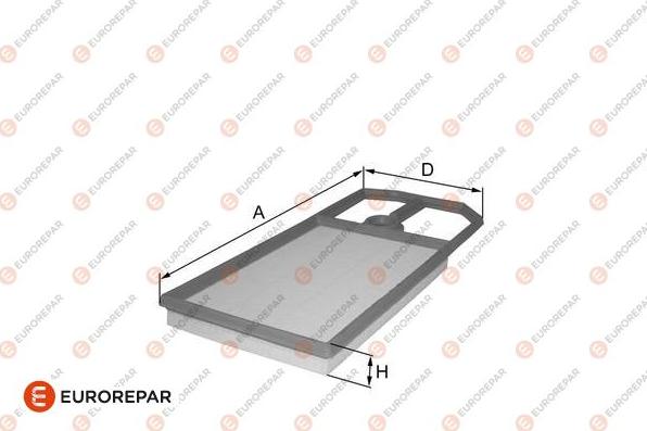 EUROREPAR 1680344980 - Filtro aria autozon.pro