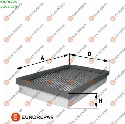 EUROREPAR 1680344580 - Filtro aria autozon.pro