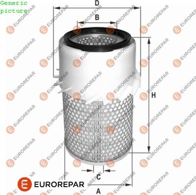 EUROREPAR 1680340480 - Filtro aria autozon.pro