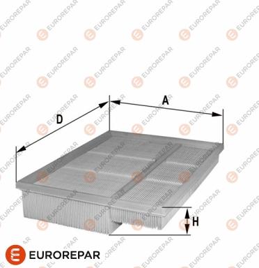 EUROREPAR 1680341380 - Filtro aria autozon.pro