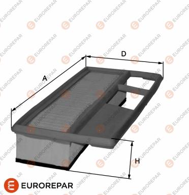 EUROREPAR 1680348680 - Filtro aria autozon.pro