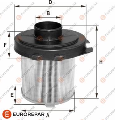 EUROREPAR 1680348180 - Filtro aria autozon.pro