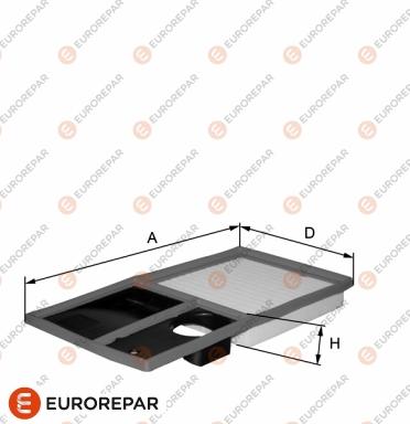 EUROREPAR 1680350480 - Filtro aria autozon.pro