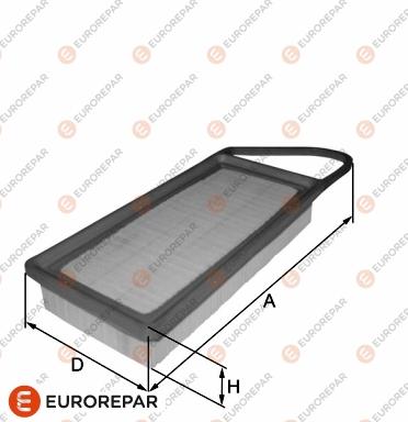 EUROREPAR 1680350880 - Filtro aria autozon.pro