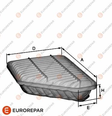 EUROREPAR 1680353280 - Filtro aria autozon.pro