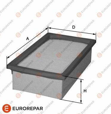 EUROREPAR 1680336580 - Filtro aria autozon.pro