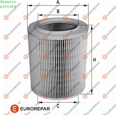 EUROREPAR 1680330480 - Filtro aria autozon.pro