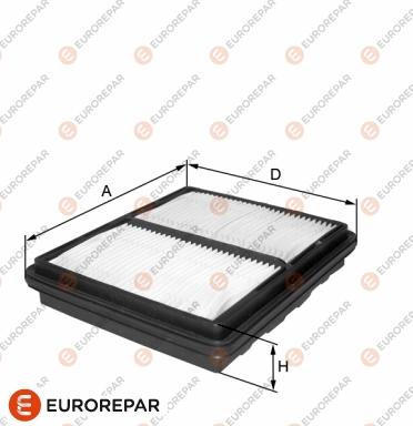 EUROREPAR 1680337080 - Filtro aria autozon.pro