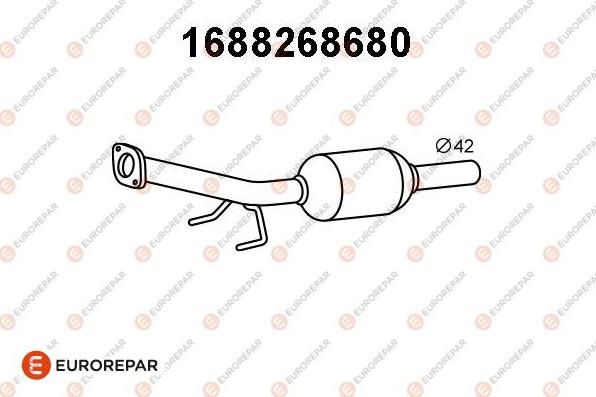 EUROREPAR 1688268680 - Catalizzatore autozon.pro