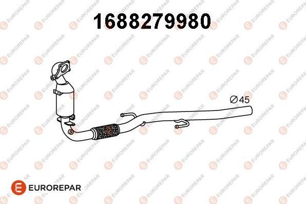 EUROREPAR 1688279980 - Catalizzatore autozon.pro