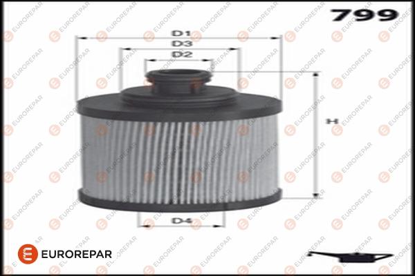 EUROREPAR 1682953880 - Filtro olio autozon.pro