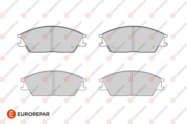 EUROREPAR 1682316880 - Kit pastiglie freno, Freno a disco autozon.pro