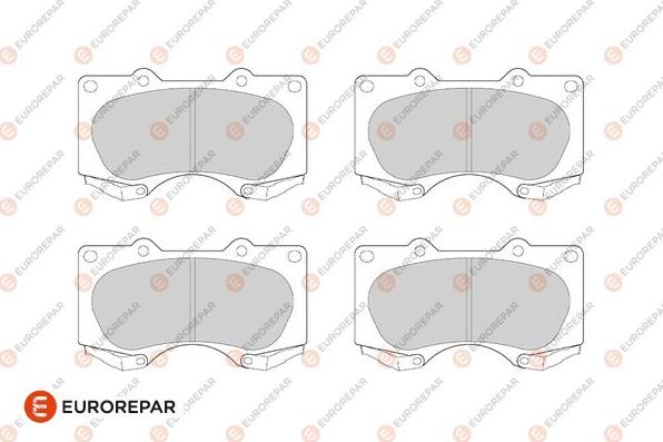 EUROREPAR 1682322180 - Kit pastiglie freno, Freno a disco autozon.pro