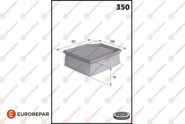 EUROREPAR 1682259780 - Filtro aria autozon.pro