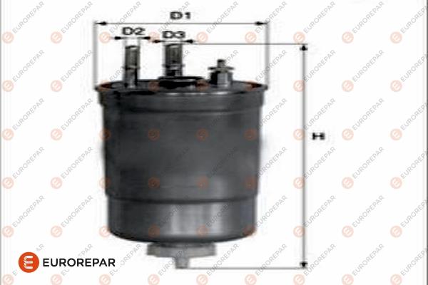 EUROREPAR 1682254180 - Filtro carburante autozon.pro