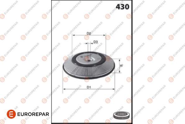 EUROREPAR 1682256980 - Filtro aria autozon.pro