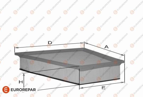 EUROREPAR 1682269580 - Filtro aria autozon.pro