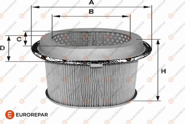 EUROREPAR 1682269780 - Filtro aria autozon.pro