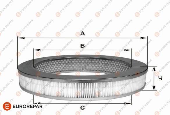 EUROREPAR 1682264080 - Filtro aria autozon.pro