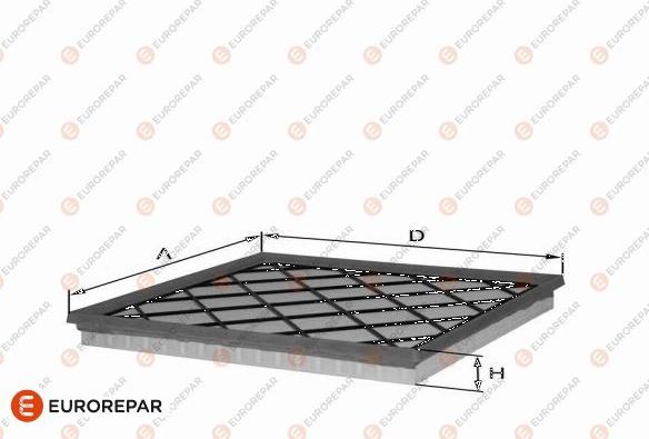 EUROREPAR 1682266380 - Filtro aria autozon.pro