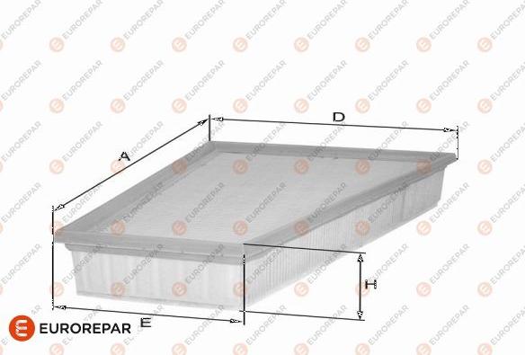 EUROREPAR 1682268280 - Filtro aria autozon.pro