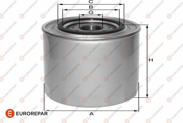 EUROREPAR 1682281080 - Filtro olio autozon.pro