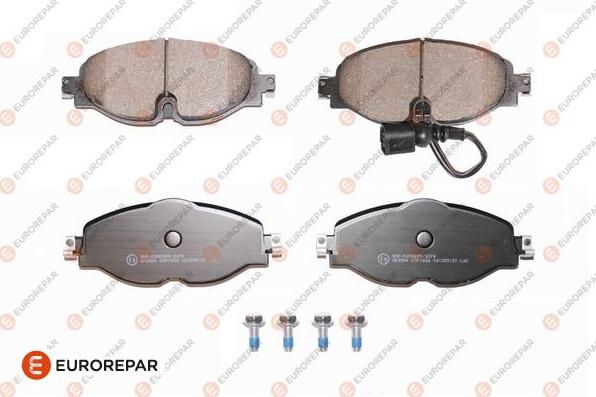 EUROREPAR 1639374980 - Kit pastiglie freno, Freno a disco autozon.pro