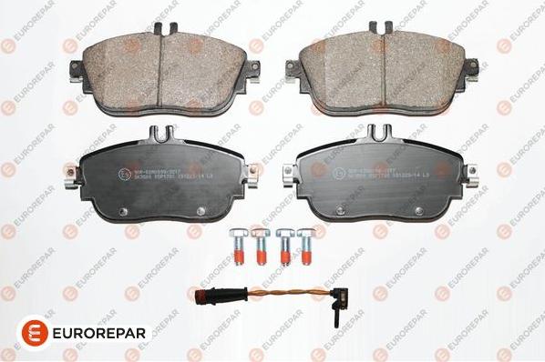 EUROREPAR 1639375180 - Kit pastiglie freno, Freno a disco autozon.pro