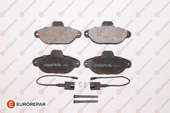 EUROREPAR 1639376880 - Kit pastiglie freno, Freno a disco autozon.pro