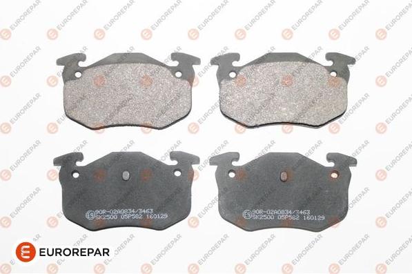 EUROREPAR 1639370680 - Kit pastiglie freno, Freno a disco autozon.pro