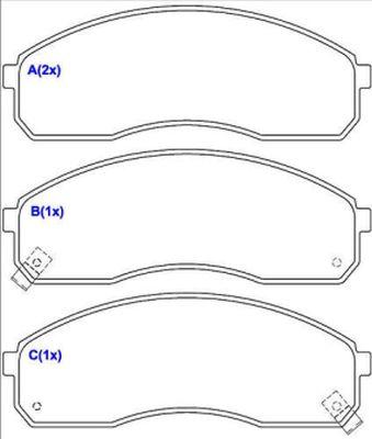 EUROREPAR 1636485880 - Kit pastiglie freno, Freno a disco autozon.pro