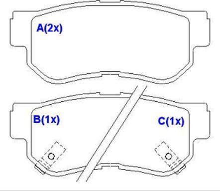 EUROREPAR 1636488680 - Kit pastiglie freno, Freno a disco autozon.pro