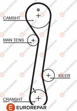EUROREPAR 1633141380 - Cinghia dentata autozon.pro
