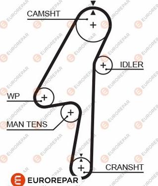 EUROREPAR 1633143480 - Cinghia dentata autozon.pro