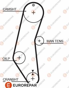 EUROREPAR 1633139580 - Cinghia dentata autozon.pro