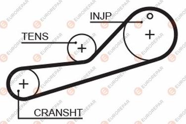 EUROREPAR 1633135580 - Cinghia dentata autozon.pro