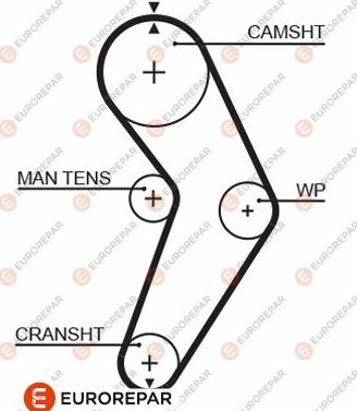 EUROREPAR 1633135780 - Cinghia dentata autozon.pro