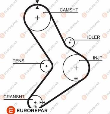 EUROREPAR 1633138380 - Cinghia dentata autozon.pro