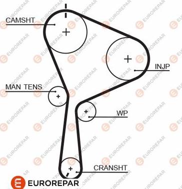 EUROREPAR 1633132380 - Cinghia dentata autozon.pro