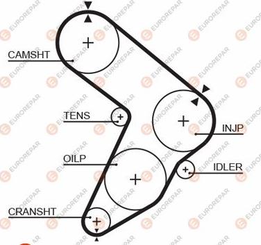EUROREPAR 1633137880 - Cinghia dentata autozon.pro