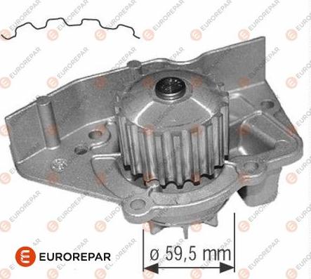 EUROREPAR 1637172280 - Pompa acqua autozon.pro