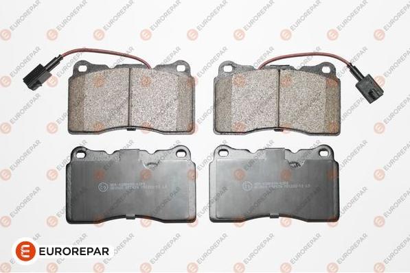 EUROREPAR 1623060780 - Kit pastiglie freno, Freno a disco autozon.pro