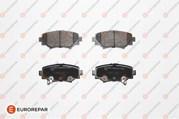 EUROREPAR 1675991180 - Kit pastiglie freno, Freno a disco autozon.pro