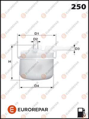 EUROREPAR E145058 - Filtro carburante autozon.pro