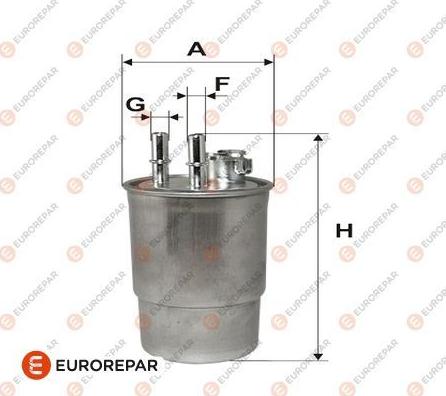 EUROREPAR E148172 - Filtro carburante autozon.pro