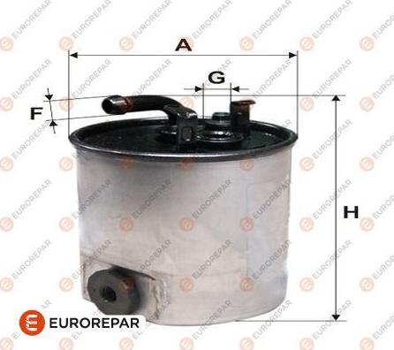 EUROREPAR E148128 - Filtro carburante autozon.pro