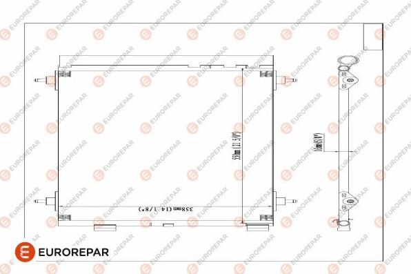 EUROREPAR E163364 - Condensatore, Climatizzatore autozon.pro