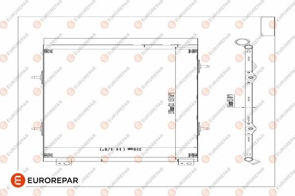 EUROREPAR E163371 - Condensatore, Climatizzatore autozon.pro