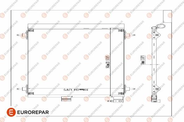 EUROREPAR E163277 - Condensatore, Climatizzatore autozon.pro