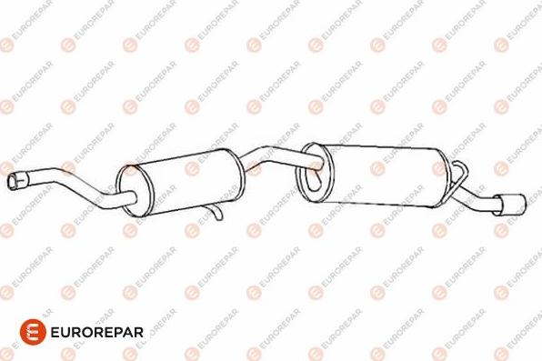 EUROREPAR E12801H - Silenziatore posteriore autozon.pro